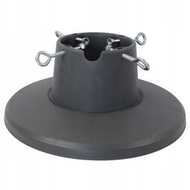 Stojak na choinkę SREBRNY nowoczesny POJEMNIK na wodę 2,1m STABILNY plastik