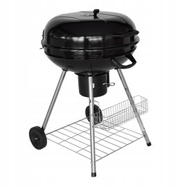 Grill węglowy okragły z POKRYWĄ popielnik GW0201