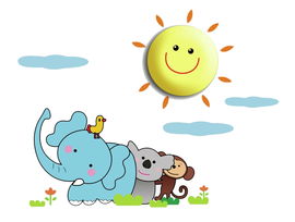 Lampka nocna do pokoju dziecięcego naklejki