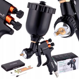 Pistolet Lakierniczy Auarita 1,3Mm Dysza Lvmp Lion B Malowania 600Ml Black