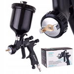 Pistolet Lakierniczy Nova 1 Hvlp Auarita 1,4Mm - Czarny Zbiornik Na Lakier