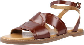SANDAŁY BUTY  DAMSKIE GEOX SKÓRA BRĄZOWE ROZMIAR 40 W407