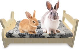LEGOWISKO ŁÓŻECZKO DLA KRÓLIKÓW DREWNIANE SKŁADANE W529