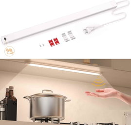 LAMPA LED 41 CM LAMPA PODSZAWKOWA Z CZUJNIKIEM RUCHU I ŚCIEMNIACZEM W535