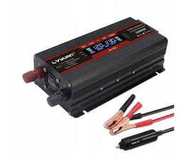 LVYUAN PRZETWORNICA NAPIĘCIA 12V 220V 2000W INWERTER 2X USB AUTO CAMPING