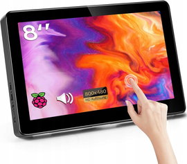 MONITOR 8 Przenośny Monitor Dotykowy HD 800x480 HDMI USB-C IPS