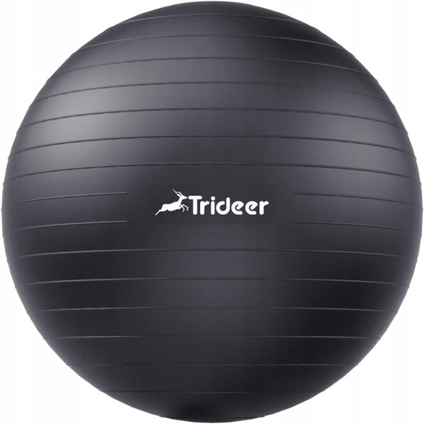 PIŁKA GIMNASTYCZNA DO ĆWICZEŃ DLA KOBIET W CIĄŻY TRIDEER YOGA BALL CZARNA