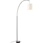 LAMPA STOJĄCA DO SALONU SYPIALNI CZARNA 1775 CM I002