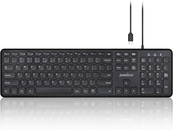 PERIXX PERIBOARD-210C PRZEWODOWA KLAWIATURA USB C UKŁAD AZERTY W081