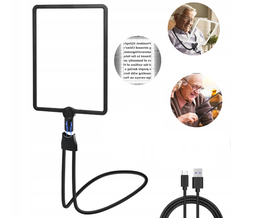 LUPA SZKŁO POWIĘKSZAJĄCE 5 RAZY DO CZYTANIA BEZ UŻYCIA RĄK DLA SENIORA W202