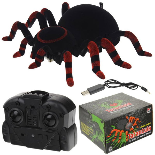 Zdalnie Sterowany Pająk Chodzi po Ścianach RC  Ścianie Tarantula Wielki Spider