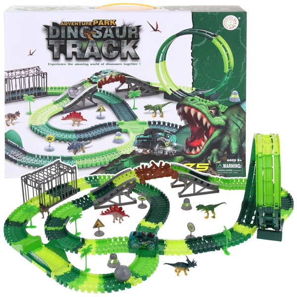 Tor Samochodowy Dino Track Sterowany Wyścigowy Park Dinozaurów 275