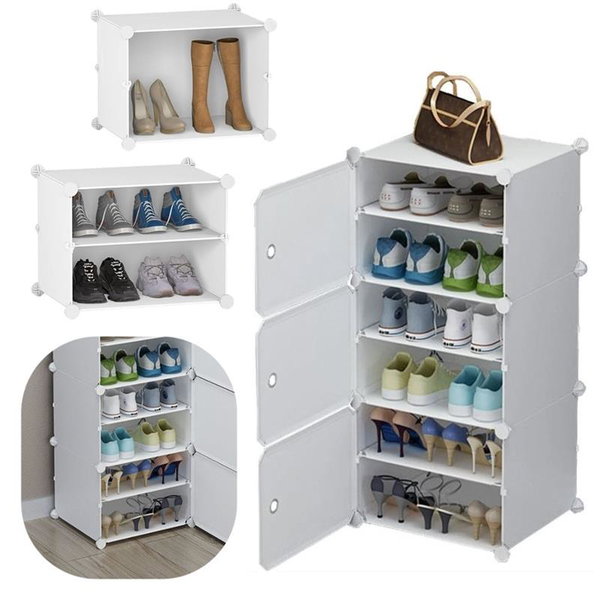 Szafa Szafka na Buty Obuwie Modułowa Szafa Regał Organizer 6 Półek