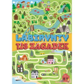 Labirynty 128 Zagadek Książka Łamigłówki Dla Dzieci Zagadki