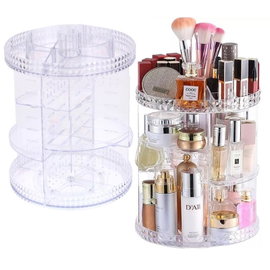 Obrotowy Organizer na Kosmetyki do Makijażu Pojemnik na Biżuterię Perfumy