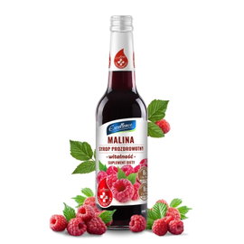 Syrop prozdrowotny o smaku malinowym z witaminami B6 i B12 WITALNOŚĆ 320 ml