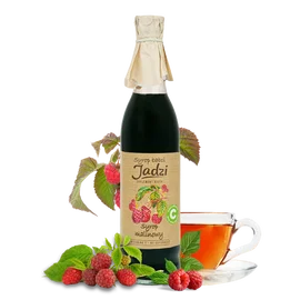 Suplement diety z witaminą C Syrop malinowy 420 ml. Babcia Jadzia