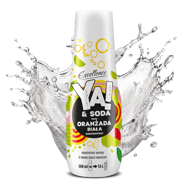 Koncentrat napoju o smaku białej oranżady 500 ml YA!&SODA classic