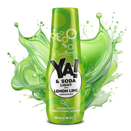 Koncentrat napoju do sody o smaku cytrynowo-limetkowym 500ml YA!&SODA LIGHT