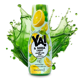 YA!&SODA LIGHT Koncentrat napoju o smaku cytryny, limetki i kiwi 500 ml