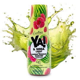 Koncentrat o smaku maliny, arbuza i smoczego owocu 500 ml YA!&SODA LIGHT