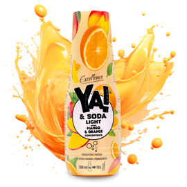 Koncentrat napoju o smaku mango i pomarańczy bez cukru YA!&SODA LIGHT