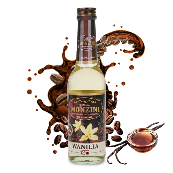 Monzini syrop do kawy o smaku waniliowym 320 ML