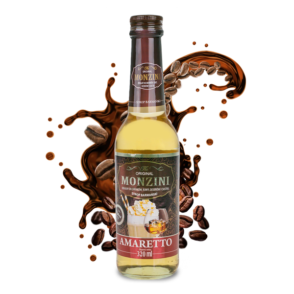 Monzini syrop do kawy o smaku amaretto 320 ML