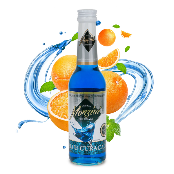 Monzini syrop do drinków o smaku curacao