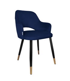 Krzesło Milano noga czarna/złota MG16