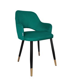 Krzesło Milano noga czarna/złota MG20