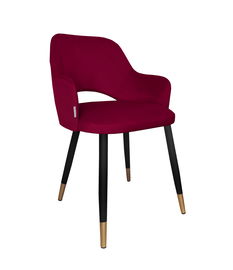 Krzesło Milano noga czarna/złota MG31