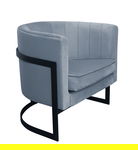 Fotel Glamour podstawa czarna BL06
