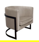 Fotel Glamour podstawa czarna MG09