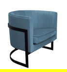 Fotel Glamour podstawa czarna MG33