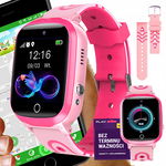 SMARTWATCH ZEGAREK DLA DZIECI TELEFON ROZMOWY POLSKIE MENU GPS