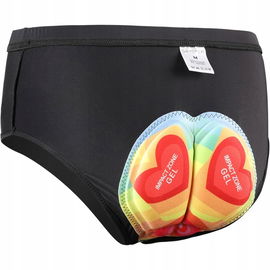 SKYSPER Damska Bielizna Rowerowa z Wkładką 4D - M