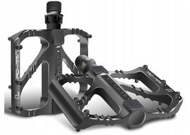 Pedały platformowe aluminiowe Promend PD-R27 czarny 12 nitow