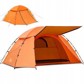 Forceatt Namiot dla 1-2 osób ultralekki wodoszczelny PU3000 mm pomarańczowy