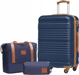COOLIFE Walizka twarda duża ABS WALIZKA 66 x 46 x 26 cm (60L) 60 l