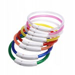 OBROŻA ŚWIECĄCA LED DLA PSA I KOTA REGULACJA od 20cm do70cm