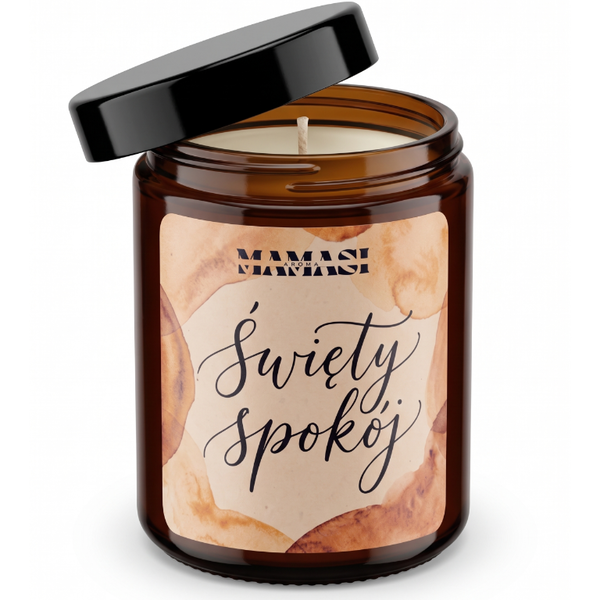 Święty Spokój Świeca Sojowa Zapachowa 200ml urodziny imieniny prezent