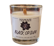 Black Opium Świeca Sojowa Zapachowa 150ml/125g drewniany knot