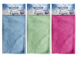 Ścierka z MIKROFIBRY do luster szyb szkła Praktyczna