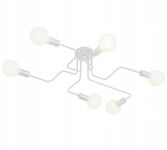 ZD74K LAMPA SUFITOWA 6 RAMION BIAŁA