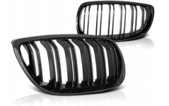 GRILL Nerki BMW E92 06-10 PODWÓJNE CZARNY POŁYSYK