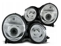 Idealne LAMPY Reflektory Do MERCEDES E KLASA W210 Od 1999 Do 2002 RINGI LED