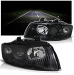 Lampy Reflektory AUDI A4 B6 Od 2000 Do 2004 Roku H7/H7 Soczewki DEPO NOWE