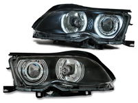 Lampy Reflektory BMW E46 01-05r BIAŁE RINGI CCFL