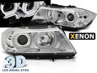 Lampy Reflektory BMW E90/E91 05-08 LED 3D XENON CHROME